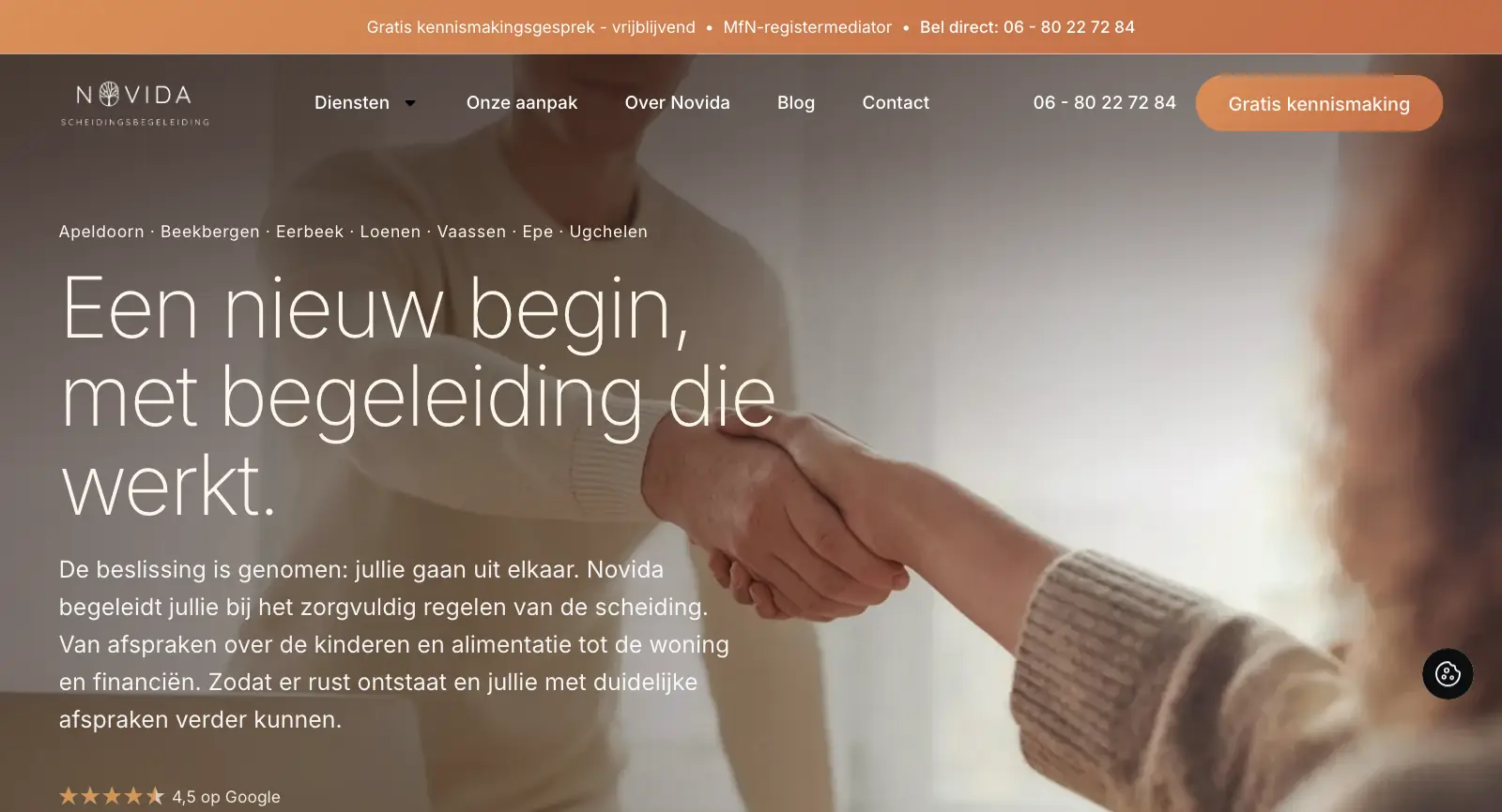 Novida website
